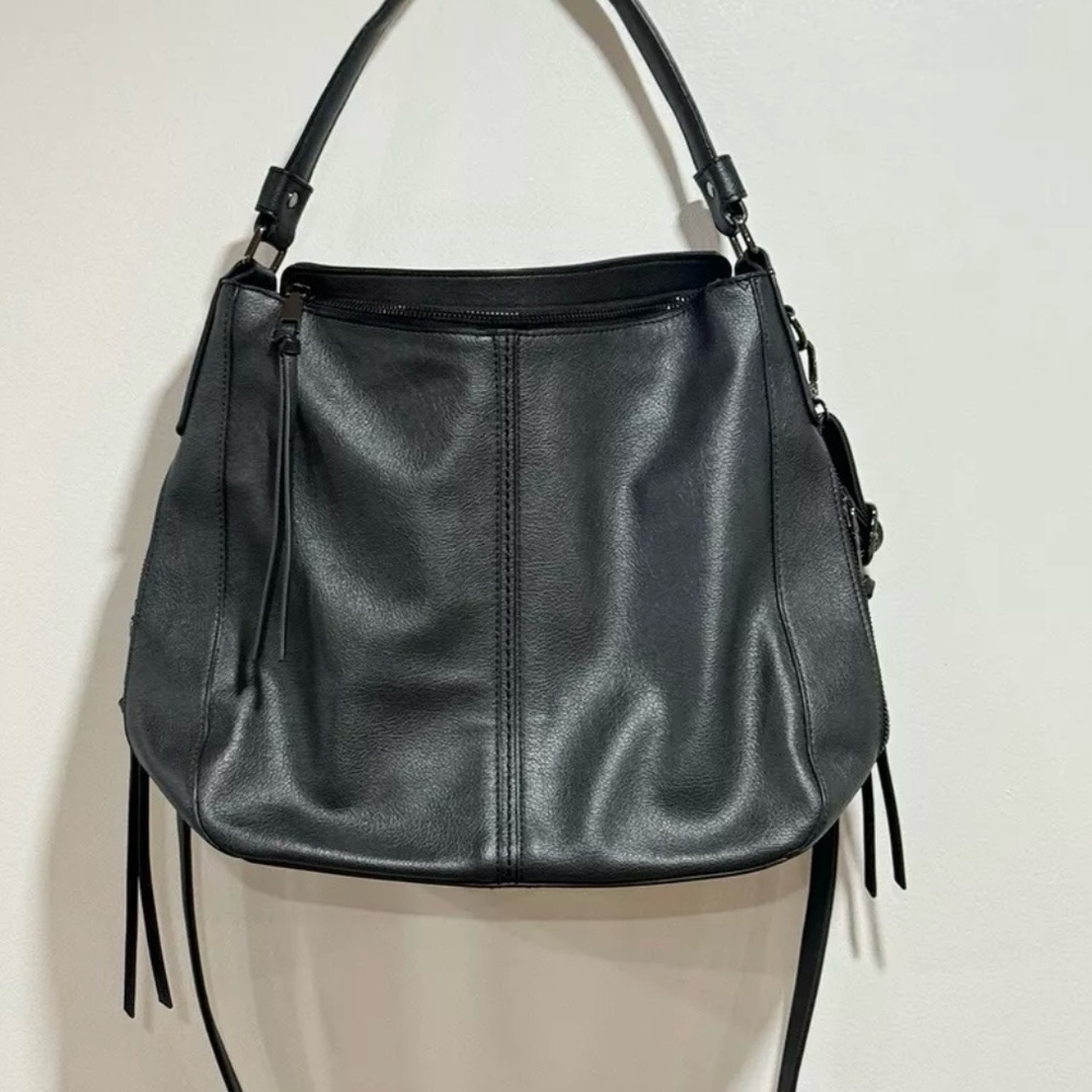 REALER Women’s Black Hobo Crossbody Bag